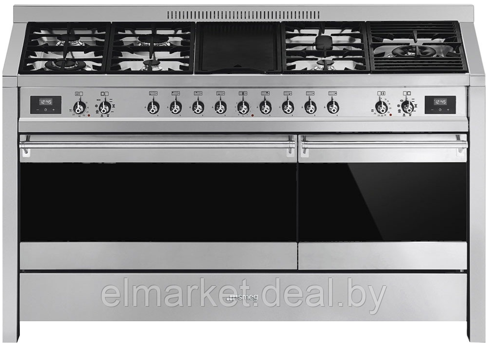 Кухонная плита Smeg A5-81 Нержавеющая сталь - фото 1 - id-p121781449