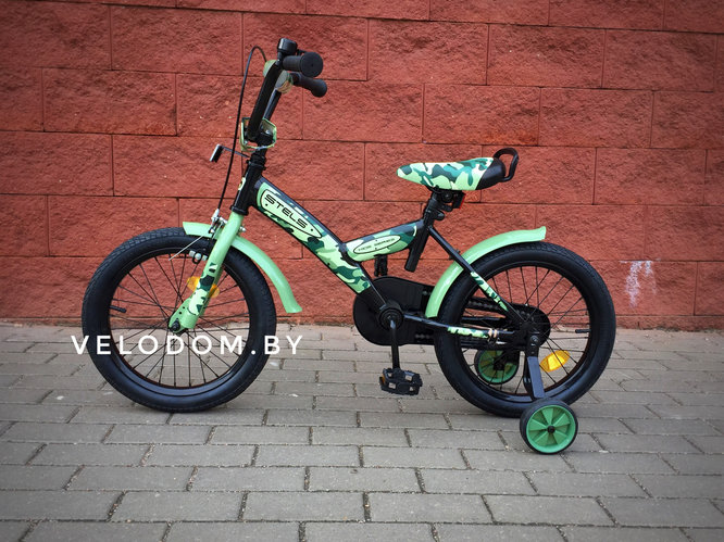 Велосипед детский Stels Fortune 16" V010 зеленый/черный