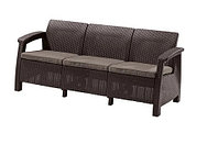 Диван KETER CORFU LOVE SEAT MAX, коричневый [223207]