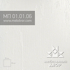 Фасад в пластике HPL МП  01.01.06 (белый древесный)