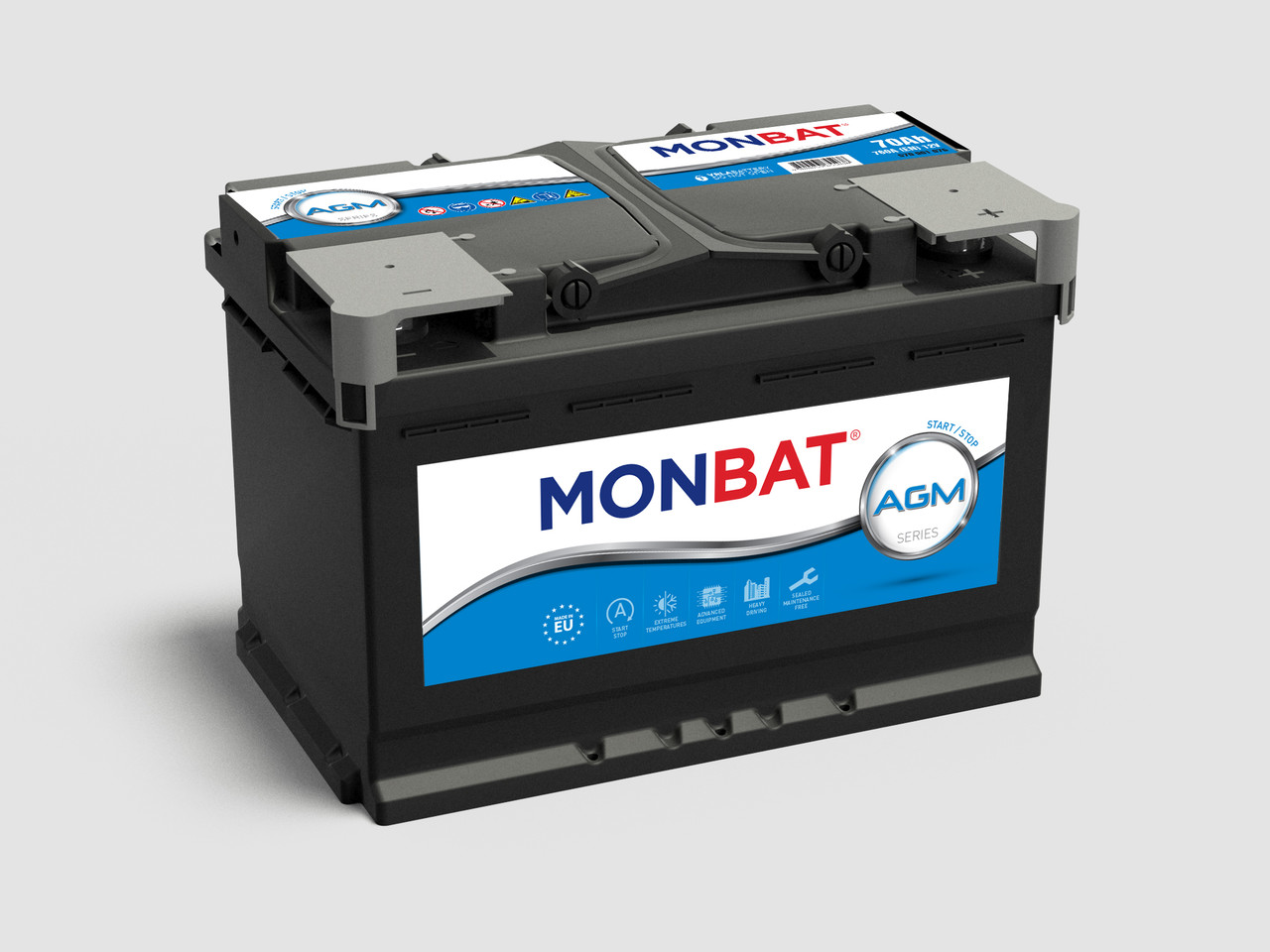 Аккумулятор Тяговый  Monbat AGM 81070 (12V 80/63 Ah) 21kg