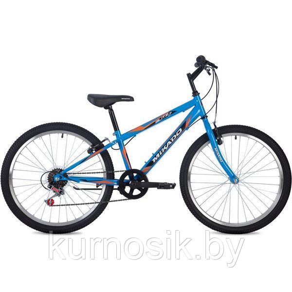 Подростковый велосипед Mikado Blitz Lite 24" синий