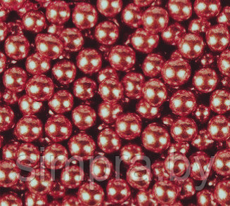 Посыпка шарики Хром красные 5 мм, 50 г - фото 1 - id-p121863085
