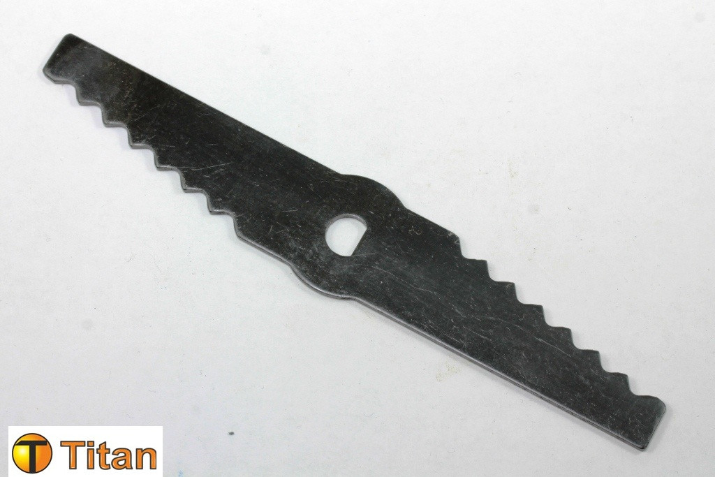 Нож к зернодробилке Колос (зубчатый). Длина-164 мм