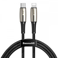 Кабель Baseus Waterdrop Cable Type-C to iP PD 18W 1m Black (CATLRD-01)