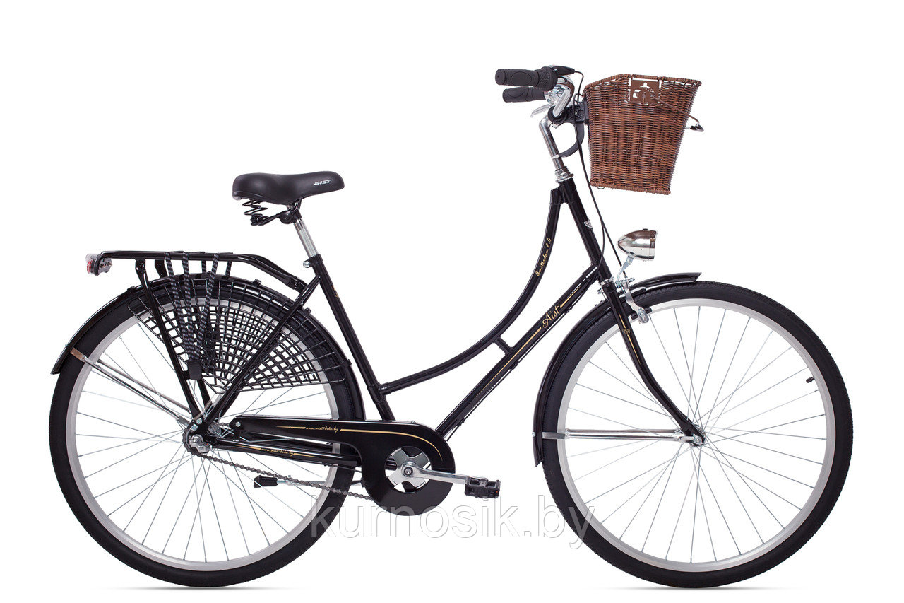 Женский велосипед Аist amsterdam 28 2.0 черный - фото 2 - id-p121887523