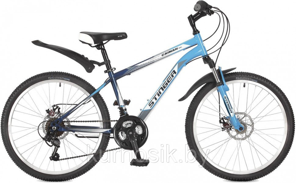 Велосипед Stinger caiman 24" DISK Синий, 14" - фото 1 - id-p121890326