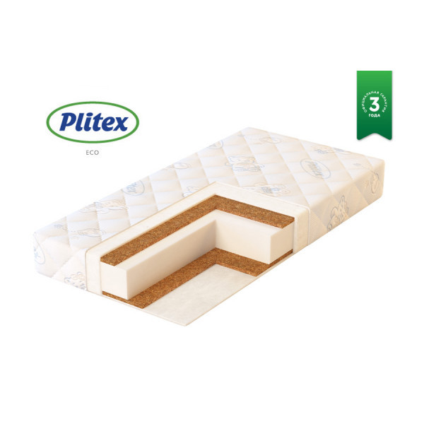 Матрас Plitex EcoSoft, 119х60х12см - фото 7 - id-p100384809