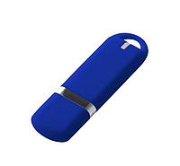 Флеш накопитель USB 2.0 Memo, пластик Софт Тач, синий/синий , 32 Gb