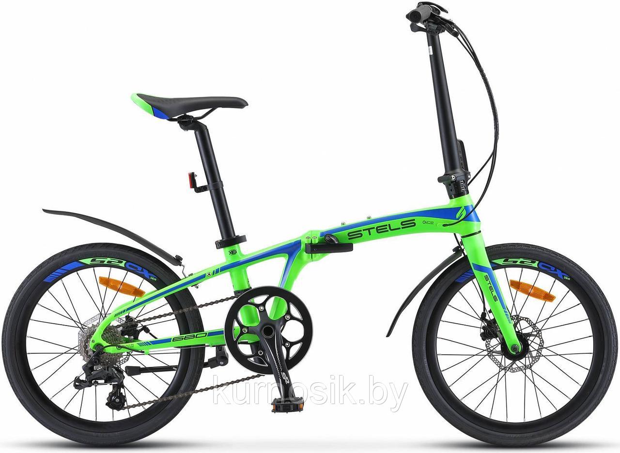 Велосипед Stels Pilot 680 MD 20" V010 Зеленый/синий - фото 1 - id-p121902741