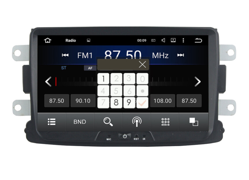 Штатная магнитола CARMEDIA на Renault Duster DSP Android 10 - фото 3 - id-p93028311
