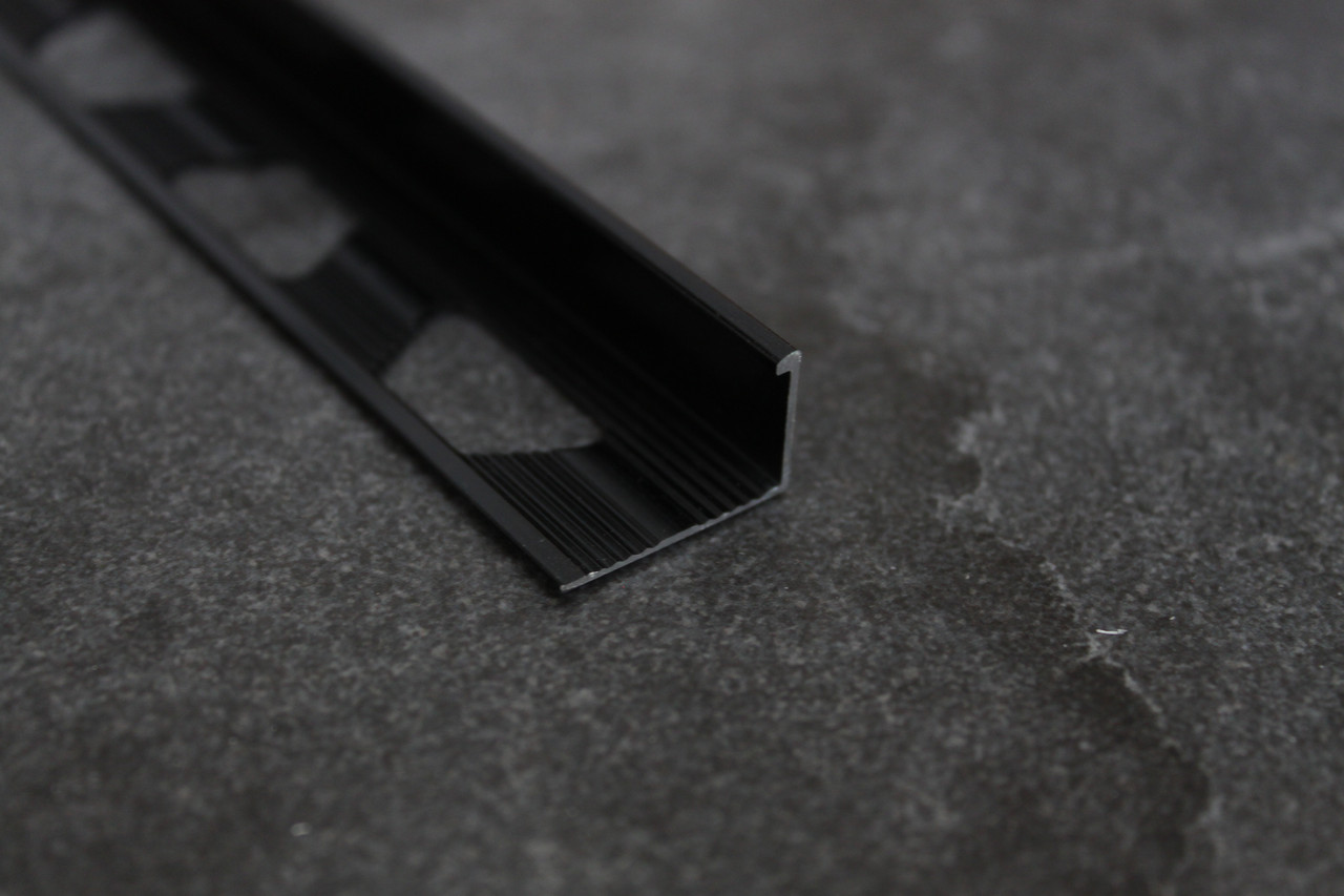 Уголок для плитки L-образный 8мм, черный глянец 270 см - фото 3 - id-p121904533