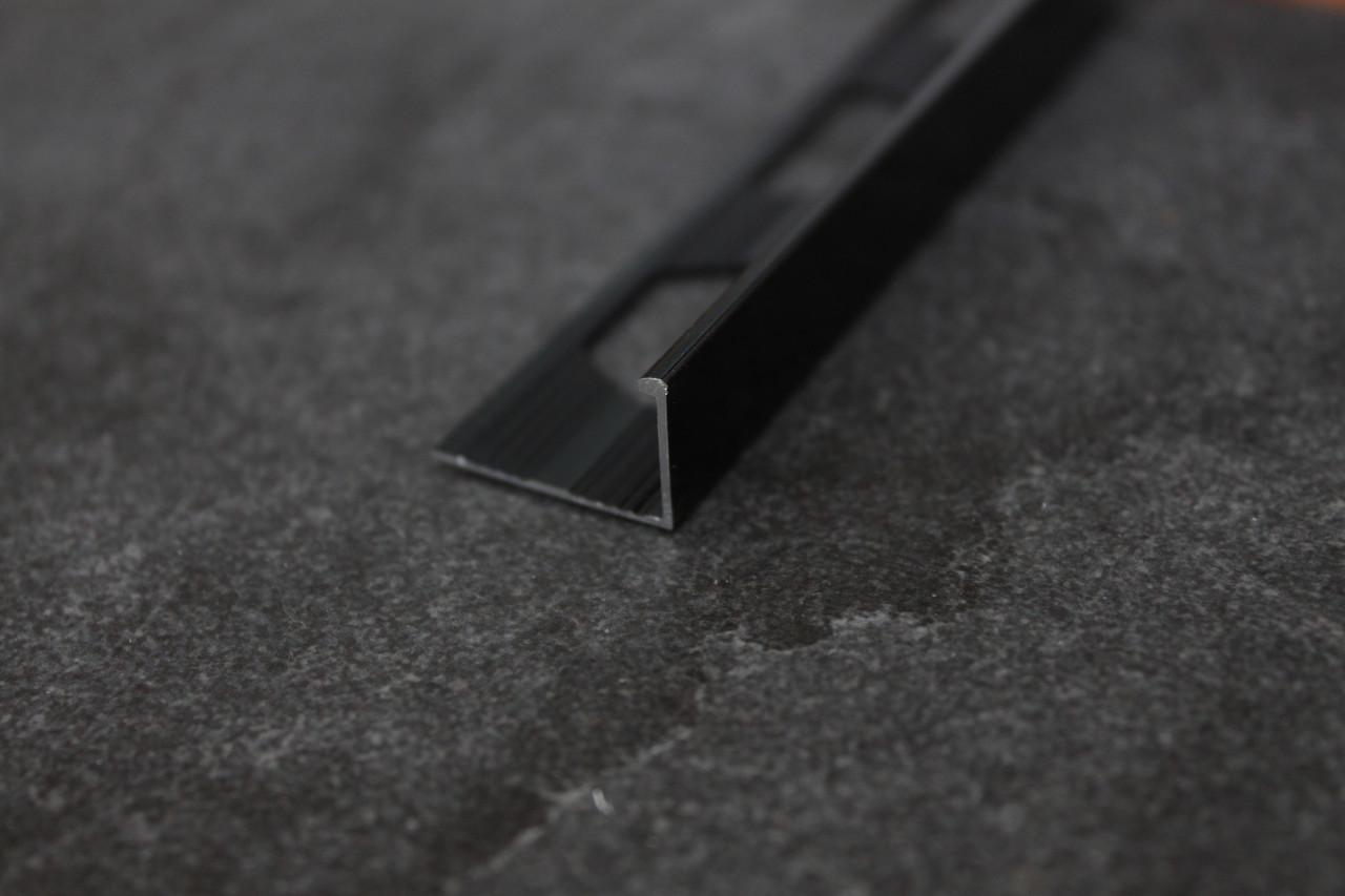 Уголок для плитки L-образный 10мм, черный глянец 270 см - фото 2 - id-p121904557