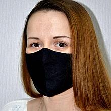 Защитная маска для лица, многоразовая, трёхслойная