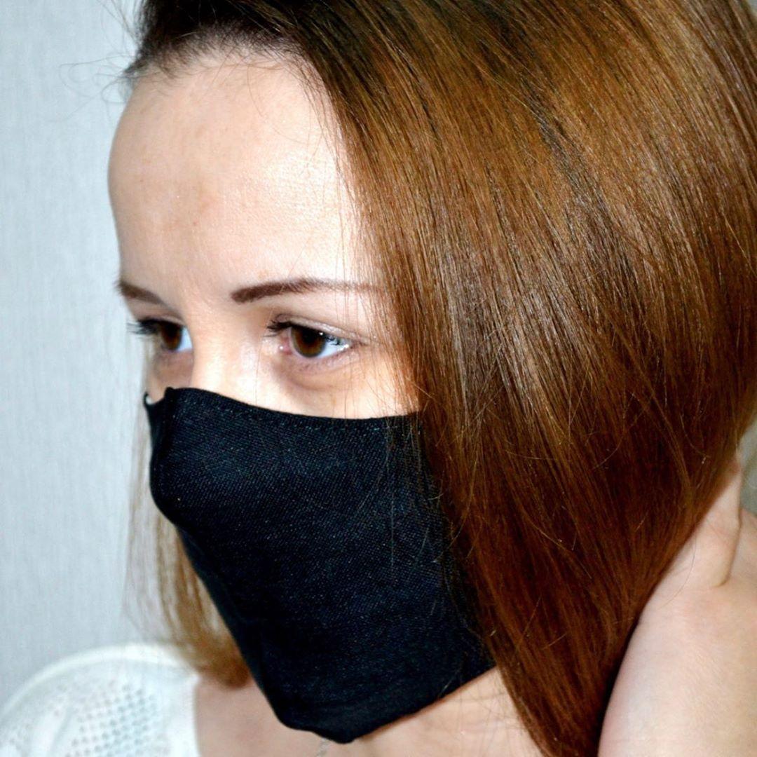 Защитная маска для лица, многоразовая, трёхслойная - фото 5 - id-p121906831