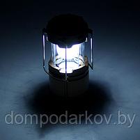 Фонарь кемпинговый аккумуляторный, складной, 1 LED, 1 режим, зарядка от сети, микс, фото 8