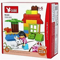 Конструктор Dubie 202 Дом (аналог Lego Duplo) 30 деталей