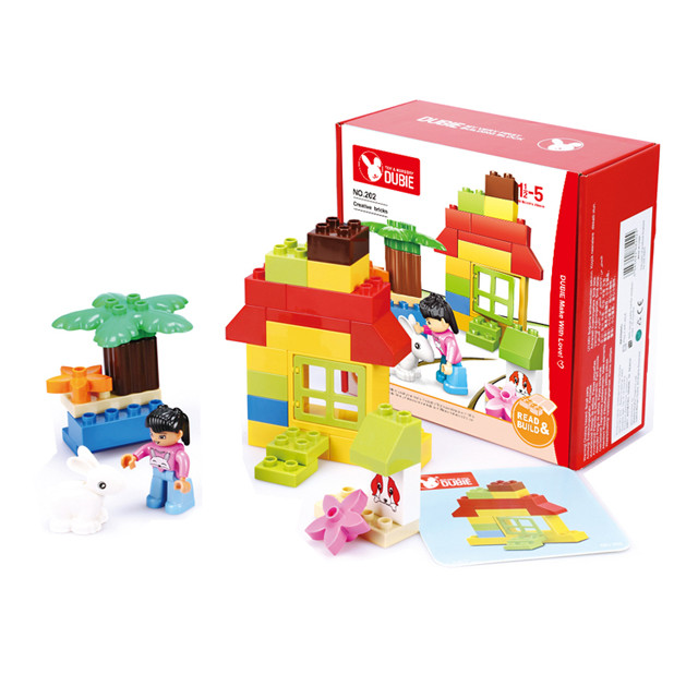 Конструктор Dubie 202 Дом (аналог Lego Duplo) 30 деталей - фото 4 - id-p121909128