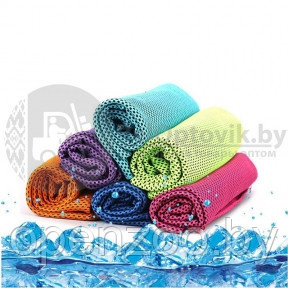 Спортивное охлаждающее полотенце  Super Cooling Towel Фиолетовое