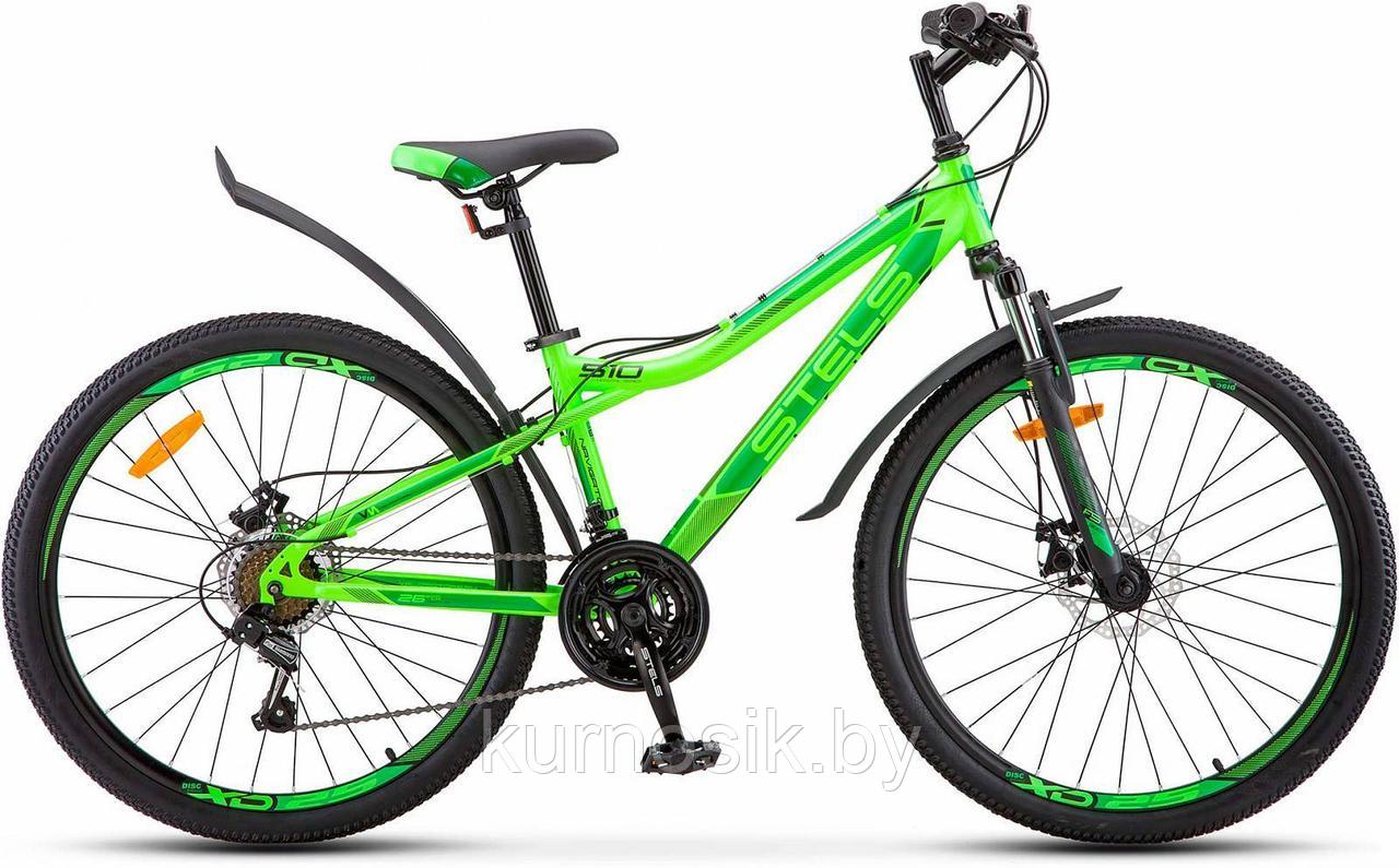 Велосипед Stels Navigator 510 MD 26" V010 зеленый 2022
