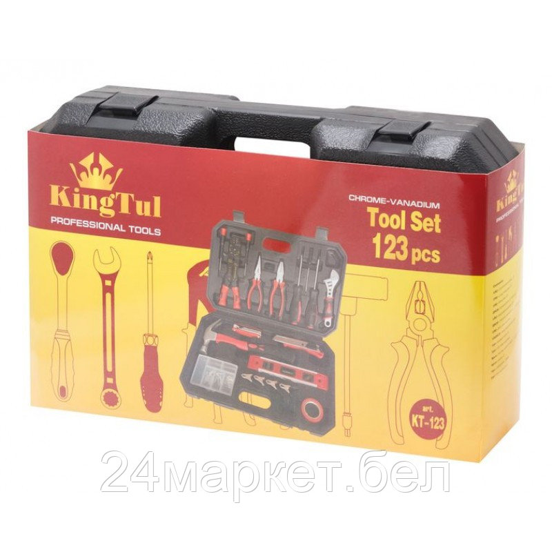 Универсальный набор инструментов KingTul KT123 123 предмета - фото 2 - id-p105205161