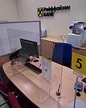 Защитный антивирусный экран подвесной для банков и офисов, фото 2