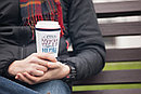 Термочехол для стакана "С крепким кофе крепче нервы" - Капстер (CUPSTER), фото 4