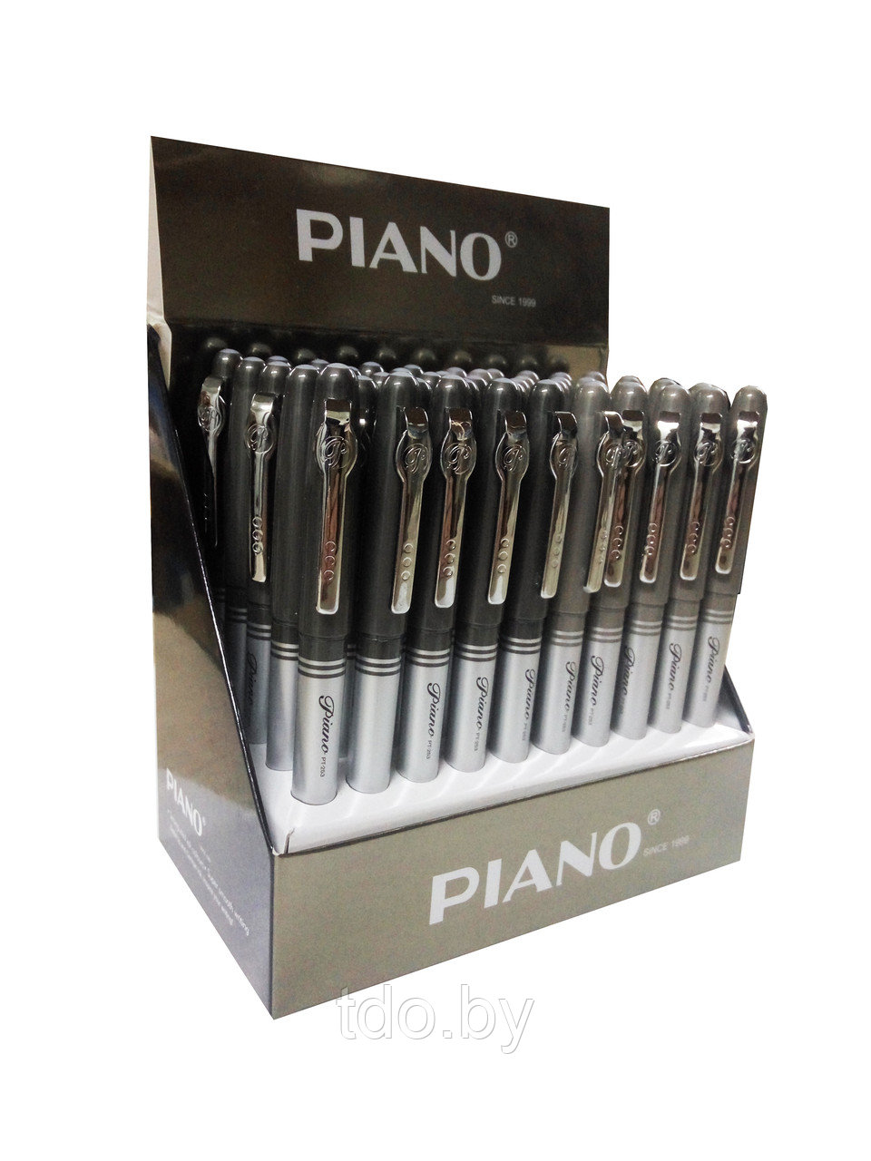 Ручка "Piano"; оригинальный дизайн, комбинированный корпус-серебро, графит, колпачок с серебристым клипом - фото 7 - id-p121937798