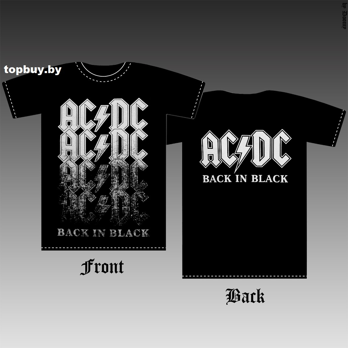 Футболка AC/DC back in black