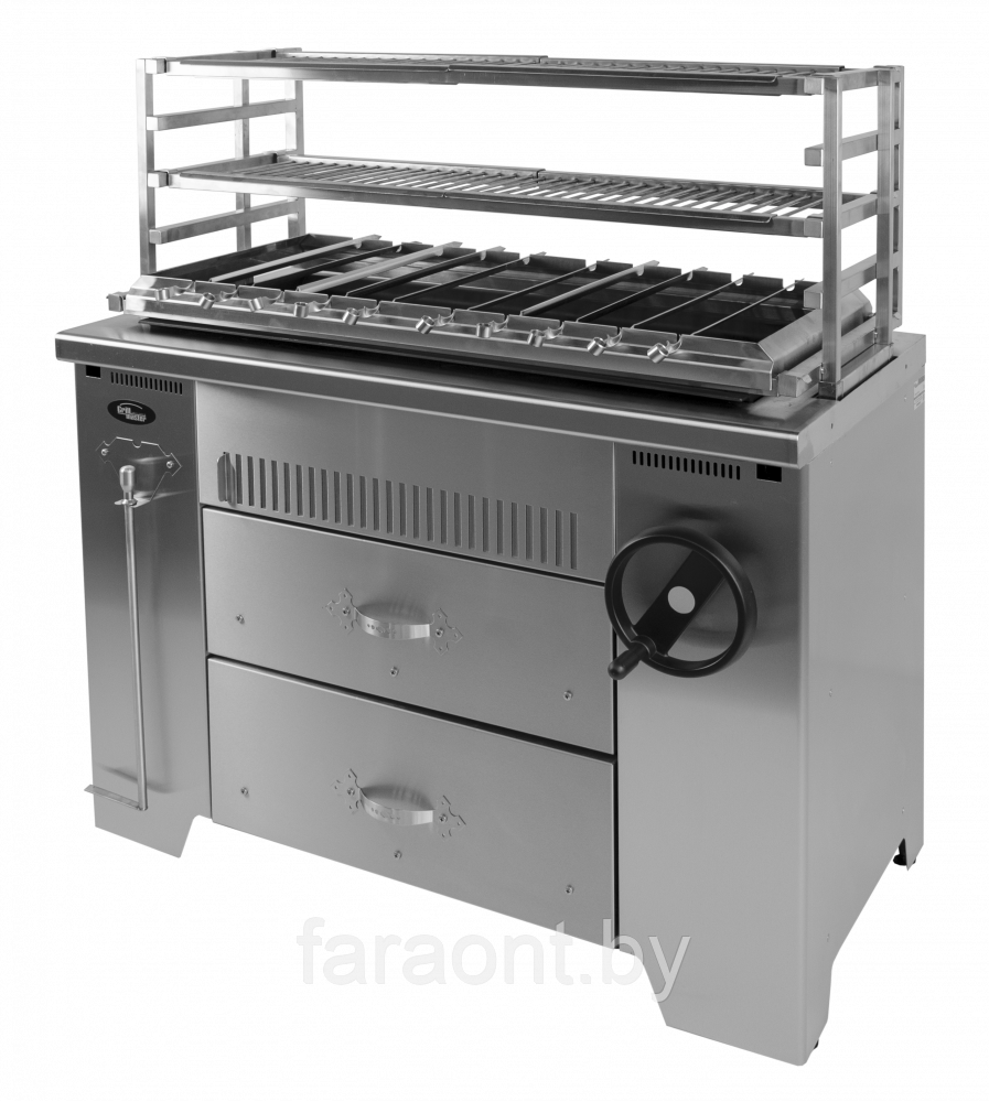 Многофункциональный угольный мангал УММ/2 (ROBATA L1200) GRILL MASTER (Гриль мастер) - фото 2 - id-p121946859