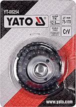 Ключ цепной для маслянных фильтров 75–170мм, 1/2", YATO, фото 3