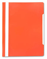 Папка-скоросшиватель  оранжевый А4 глянцевая-неоновая