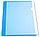 Папка-уголок  E310/1blue плотный А4 пластик 0.18мм синий, фото 6