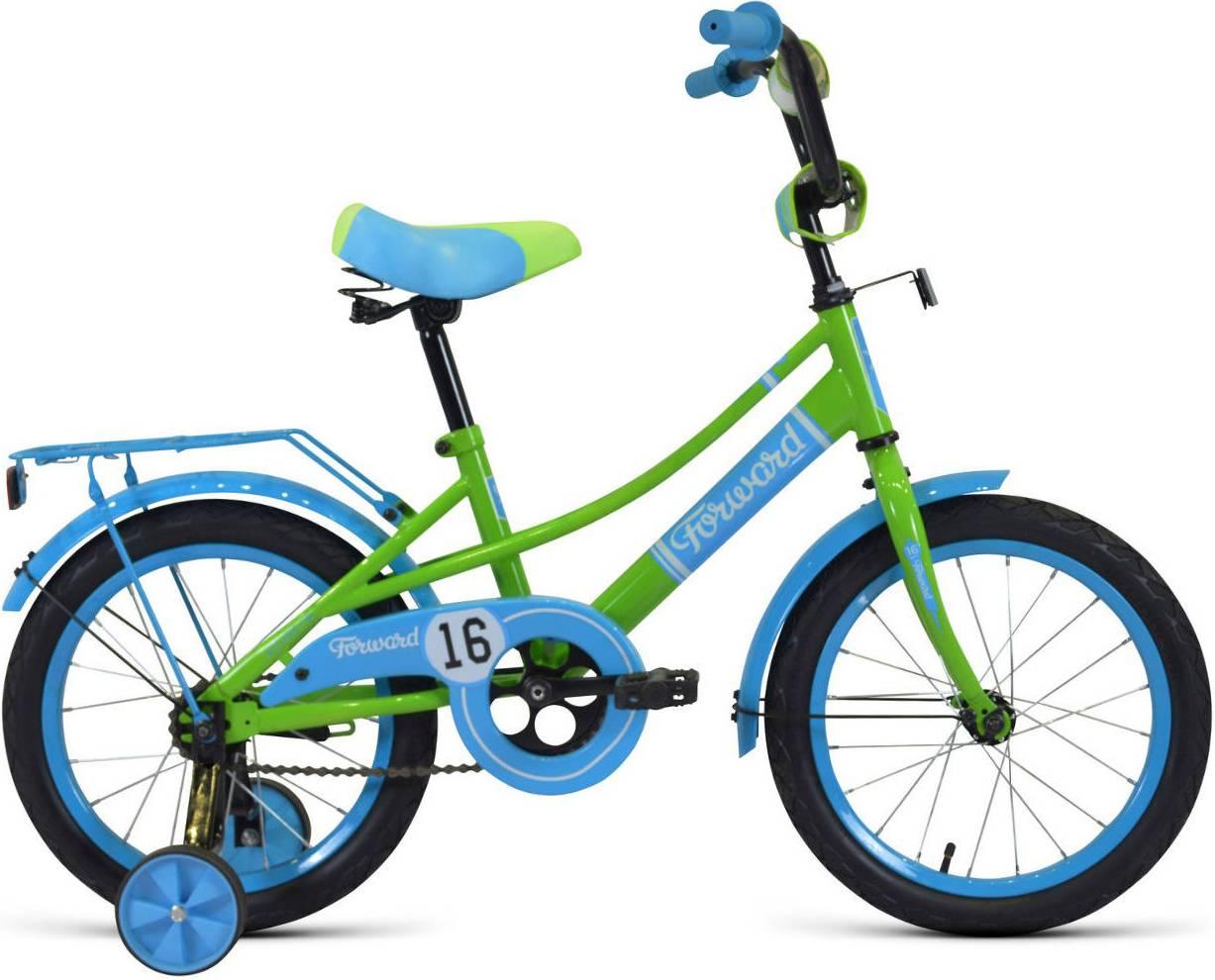 Велосипед детский Forward Azure 18" зеленый/голубой - фото 1 - id-p121951296