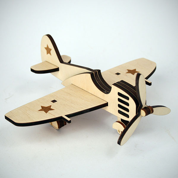 Деревянная игрушка «Самолёт» - фото 1 - id-p121954550