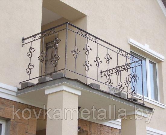 Перила кованые для балконов № 8 - фото 1 - id-p117433850