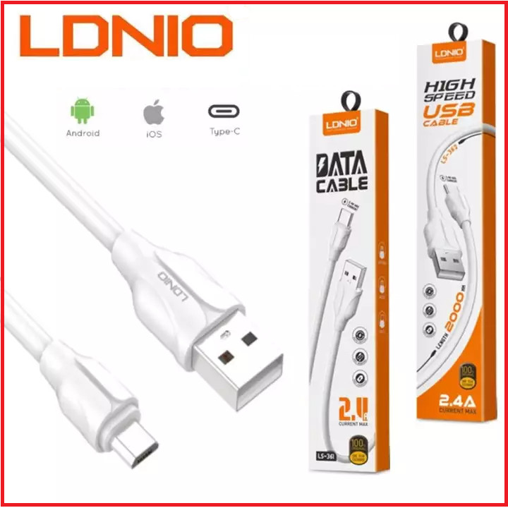 Кабель Ldnio LS-361 USB Lightning Apple Cable - фото 1 - id-p121958086