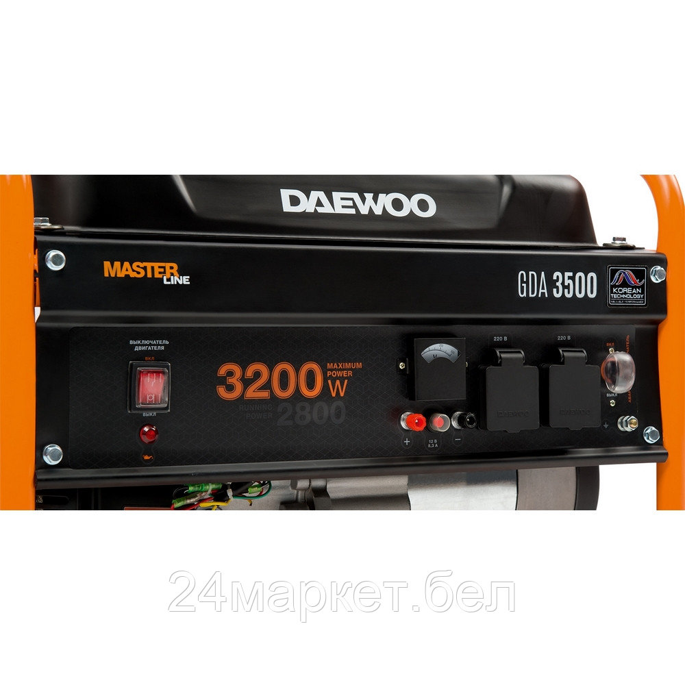 Бензиновый генератор Daewoo Power GDA 3500 - фото 4 - id-p87204547