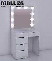 SV-02 B Стол макияжный со встроенным зеркалом и подсветкой (венге)