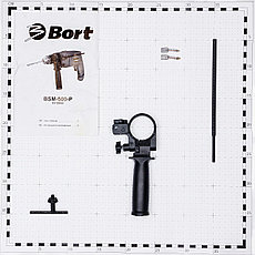 Ударная дрель Bort BSM-500-P, фото 3