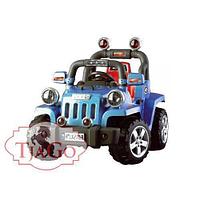 1106TR JEEP электромобиль синий (3-6лет, р/у) Электромобиль TJAGO