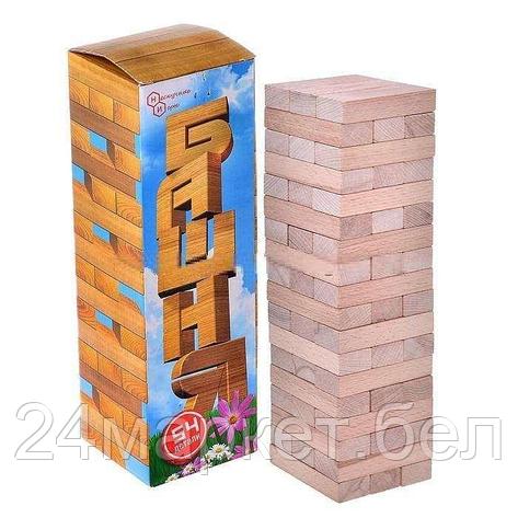 S+S (390119) Башня 54 дет. в картонной коробке (дерево) арт.ДНИ 119 /20, фото 2