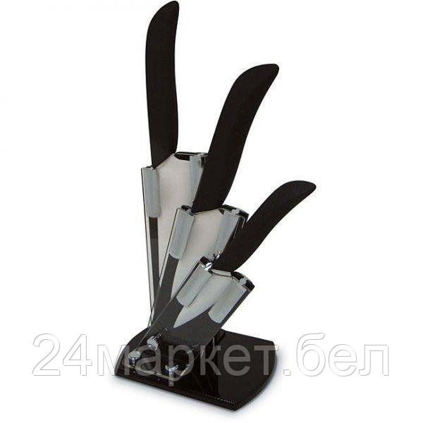 Набор керамических ножей на подставке - фото 2 - id-p91345156