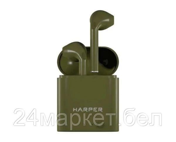 HB-508 KHAKI зеленый Наушники беспроводные HARPER