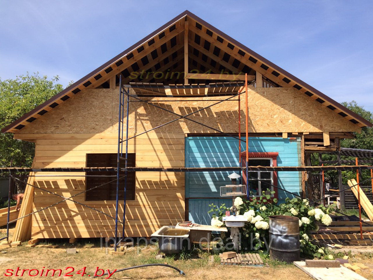 Строительство веранды к дому в Гомеле - фото 1 - id-p113643888