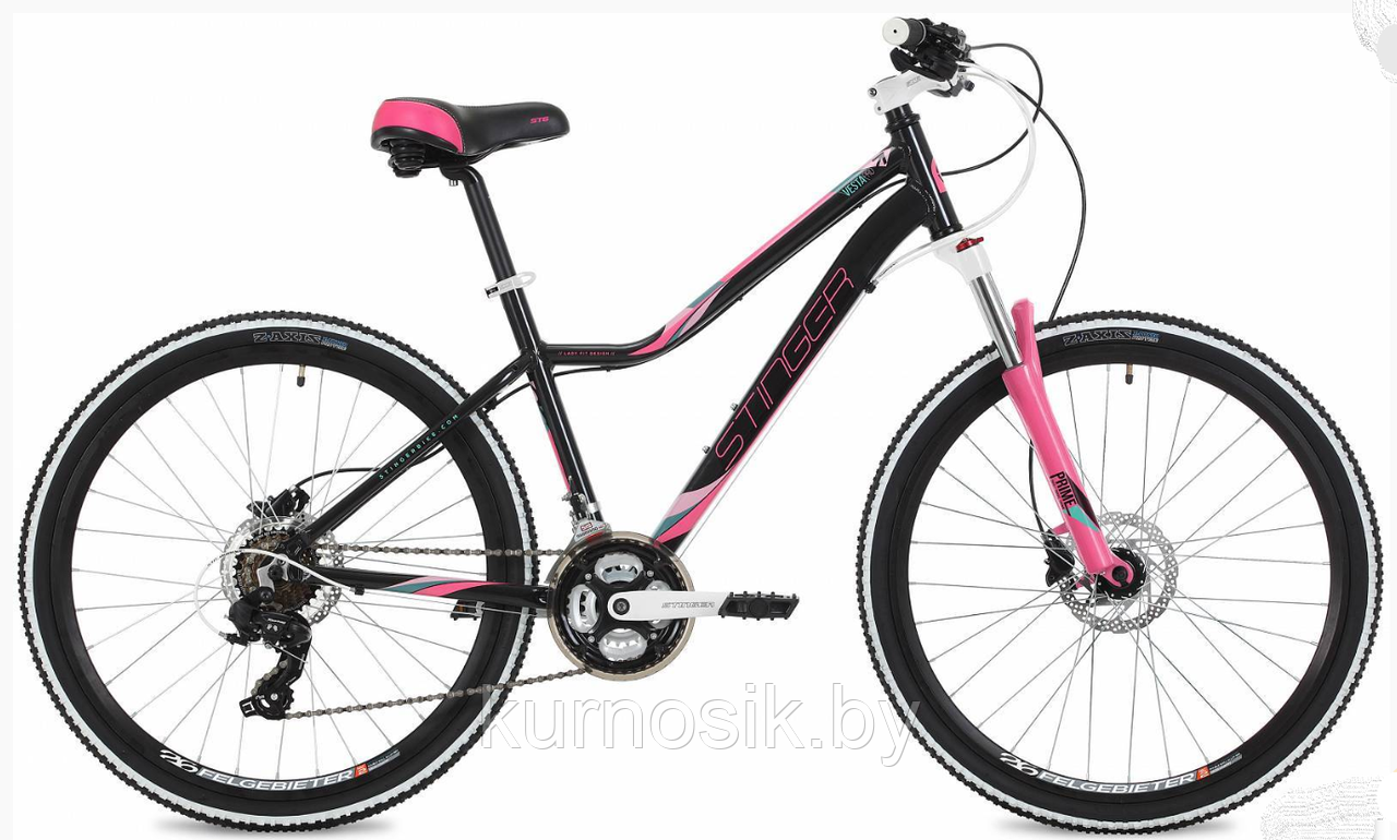 Женский велосипед STINGER vesta PRO 26" черный