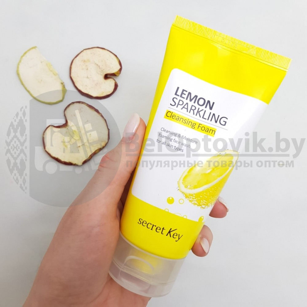 Очищающая пенка для умывания на газированной воде с лимоном Secret Key Lemon Sparkling Cleansing Foam, 120 мл - фото 4 - id-p121977728