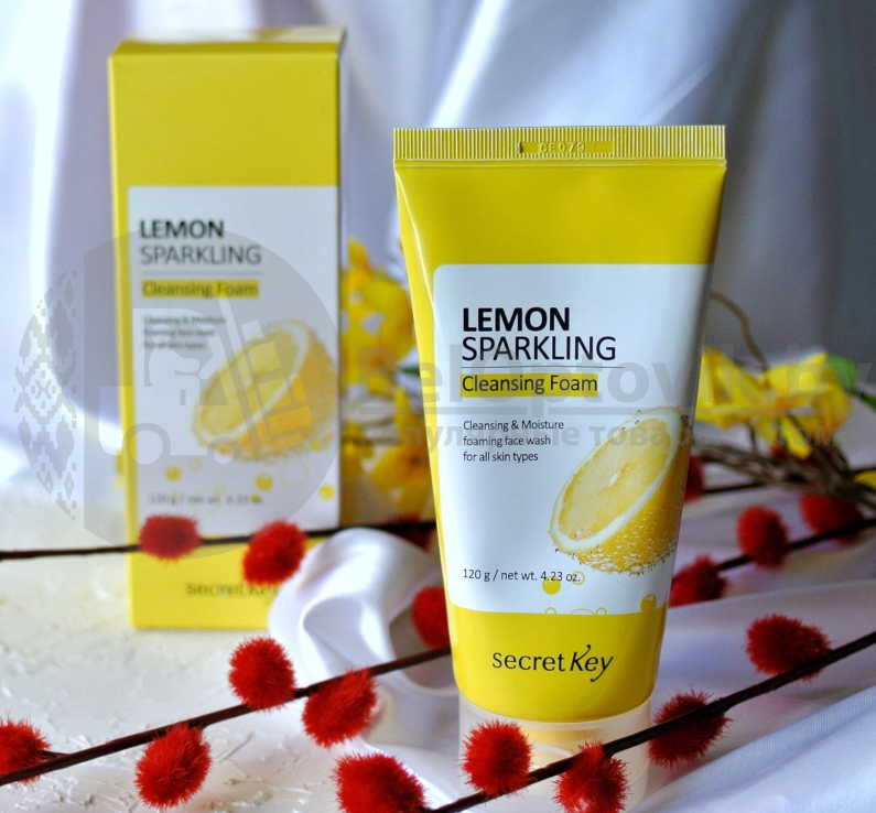 Очищающая пенка для умывания на газированной воде с лимоном Secret Key Lemon Sparkling Cleansing Foam, 120 мл - фото 7 - id-p121977728