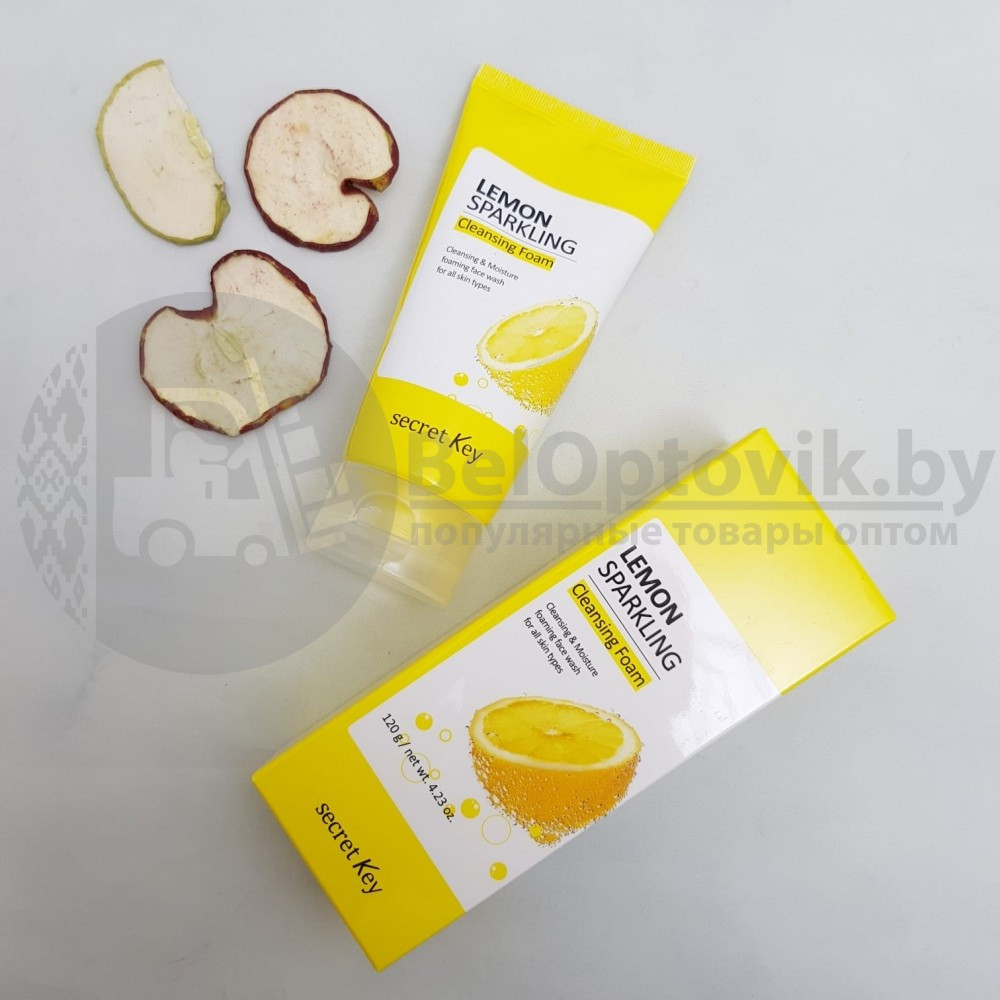 Очищающая пенка для умывания на газированной воде с лимоном Secret Key Lemon Sparkling Cleansing Foam, 120 мл - фото 8 - id-p121977728