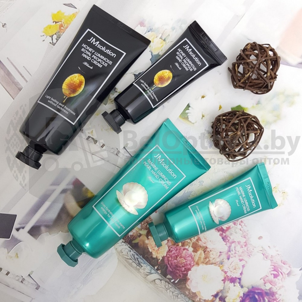 Набор подарочный: Крем для рук JM Solution Hand Cream 50 ml 100 ml С морским коллагеном Marine Luminous Pearl - фото 3 - id-p121979633